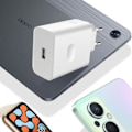 Miniatyrbillede 3 af 4: Oppo USB SuperVOOC 33W oplader med USB til USB-C kabel hvid