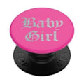 Miniatyrbillede 1 af 4: Pop Grip til smartphones Standard Design Baby Girl PopSockets Sort Rosa