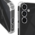 Miniatyrbild 3 av 5: Stötsäker Skal - Mayaxess - Samsung Galaxy S24 - Förstärkta Hörn - Lätt Design - Transparent Transparent