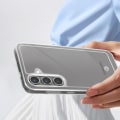 Miniatyrbild 3 av 6: Fodral till Samsung Galaxy S24 Plus Stötsäker hårda upphöjda kanter Forcell Transparent Transparent