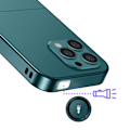 Miniatyrbillede 5 af 6: Mobiltelefon med knapper 2,01 tommer Skærm Dobbelt SIM Curve Style Mørkegrøn