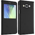 Miniatyrbillede 2 af 4: Window Flip Case - Samsung - Galaxy A5 - Sort beskyttelse - Semi-stiv skal - Syntetisk klap Svart