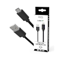 Pikkukuva 3 / 4: Micro-USB - USB-A Kaapeli - Jaym - 1,5m - 2,4A - Lataus ja Synkronointi - Musta