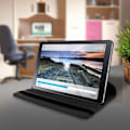 Pikkukuva 3 / 4: Tablettikotelo - Samsung - Galaxy Tab A 10.5 - Säädettävä kotelo - 360° tuki - Musta Svart