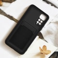 Miniatyrbillede 4 af 5: Etui - FORCELL - Xiaomi Redmi Note 11 og 11s - Blød silikone - Integreret kortholder - Sort Svart