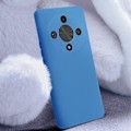 Miniatyrbillede 3 af 6: Etui til Honor Magic 6 Lite 5G Semi-stiv Soft-touch Anti-fingeraftryk Blå