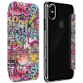 Miniatyrbild 2 av 4: iPhone X-fodral - Akashi - Graffiti - Ekoskinn - Flerfärgad - Mjuk Flerfärgad
