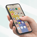 Pikkukuva 4 / 6: Suojakalvo - BESTSUIT - Samsung Galaxy S23 FE - Joustava lasi - 9H kovuus - Läpinäkyvä Transparent