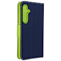 Miniatyrbild 1 av 6: Fodral för Samsung Galaxy S23 FE Flip Wallet Video Support Midnight Blue Blå