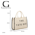 Pikkukuva 4 / 4: Totebag-käsilaukku kangaskokoa L Gallantry beige Beige