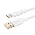 Miniatyrbild 2 av 5: USB-kabel till Lightning Snabbladdning och synkronisering Inkax Vit Vit