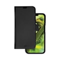 Miniatyrbild 1 av 4: Fodral till Apple iPhone 14 Folio 2 i 1 Lynge modell läder med korthållare DBRAMANTE1928 Svart Svart