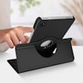 Miniatyrbillede 4 af 5: Folio etui - AVIZAR - Samsung Galaxy Tab A9 Plus - 360° rotation - Sort Svart