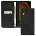 Miniatyrbillede 2 af 5: AVIZAR Wallet Cover til Samsung Galaxy XCover 7 - Sort - Magnetisk klap - Videosupport Svart