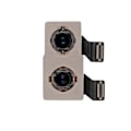 Miniatyrbillede 2 af 2: Reservedel Bagkamera til iPhone X - 2 Linser, 2 Kabler Sort