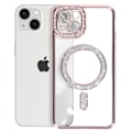 Pikkukuva 2 / 6: Timanttikotelo iPhone 14:lle - AVIZAR - Strassikivi Contour - Vaaleanpunainen - MagSafe Protection Rosa