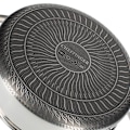 Miniatyrbillede 2 af 4: 24 cm sauterpande med låg Cheffinger i premium non-stick rustfrit stål sølv