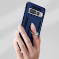 Pikkukuva 3 / 5: Kova suojakotelo Google Pixel 7 Prolle - AVIZAR - Midnight Blue - Ring Video Support midnattsblå