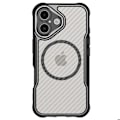 Miniatyrbild 1 av 5: Coque för iPhone 16 Plus MagSafe Kolfiber Antichock Förstärkt Svart Svart