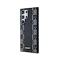 Miniatyrbild 2 av 6: DKNY Rutigt läder Mono Pattern MagSafe - Fodral till Samsung Galaxy S24 Ultra (svart)