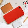 Pikkukuva 3 / 5: Magsafe iPhone 7, 8 ja iPhone SE 2020, 2022 Silicone Mag Cover kotelo punainen