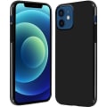 Pikkukuva 1 / 4: Suojakuori - AVIZAR - Apple iPhone 12 Mini - Taipuisa silikoni - Musta - Mattapinta Svart