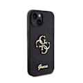 Miniatyrbillede 4 af 6: Telefoncover - Guess - Glitter Script Big 4G - Sort - Stødbeskyttelse - Hårdfør sort