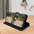 Pikkukuva 4 / 4: Xiaomi Poco X3 Case Täyskansi Korttikotelo Musta Jalusta Toiminto Musta Svart