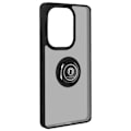 Miniatyrbillede 1 af 6: Etui til Xiaomi Redmi Note 13 Pro 4G - AVIZAR - Metal Ring Video Support - Sort Svart