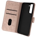 Pikkukuva 1 / 4: Samsung Galaxy S21 FE - AVIZAR - Lompakko kotelo - Video tukitoiminto - Rose Gold Rose guld