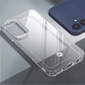 Miniatyrbild 3 av 5: Forcell Hard Protective Case för Samsung Galaxy A25 5G - Transparent - Stötsäker - Upphöjda kanter Transparent