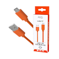 Miniatyrbillede 2 af 4: Micro-USB til USB-A 2,4A Opladning og Synchronisering Collection POP 1,5m Jaym Orange