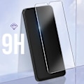 Pikkukuva 3 / 5: Näytön suojakalvo - AVIZAR - Motorola Moto E22/E22i - 9H karkaistu lasi - Ultraohut - Naarmuuntumaton Transparent