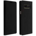 Miniatyrbillede 2 af 4: Etui Porte-monnaie en Cuir - AVIZAR - Galaxy Note 8 - Noir - Protection Intégrale - Fonction Support Svart