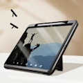 Pikkukuva 3 / 5: Full Body Case iPad Air 13 2024:lle Iskunkestävä jalustan tuella, musta Svart