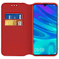Miniatyrbillede 2 af 4: Housse - AVIZAR - Huawei P Smart 2019 / Honor 10 Lite - Øko-læder - Rød - Stativfunktion Röd