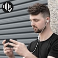 Miniatyrbild 3 av 4: USB-C hörlurar - INKAX - In-ear - 1,2m - Integrerad mikrofon - Multifunktionsknapp Vit