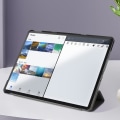 Miniatyrbillede 3 af 5: Etui til Samsung Galaxy Tab A9 Plus - AVIZAR - Trifold Flip Support Video og tastatur - Sort Svart