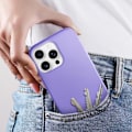 Pikkukuva 4 / 6: iPhone 16 Pro Max Puolijäykkä Soft-touch Jäljettömän Violetti Kuori Lila