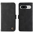 Miniatyrbillede 2 af 4: Cover til Google Pixel 8, Premium Protective Læder Wallet Case med [kortpladser] [Magnetisk] (sort) SMF59 Svart