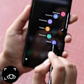 Miniatyrbild 2 av 4: Galaxy Note 8 Original S-Pen Portable Touch Stylus Fine Tip - Blå
