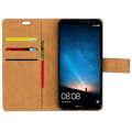 Pikkukuva 3 / 4: Etui Huawei Mate 10 Lite - AVIZAR - Lompakkokotelo - Silikoni Geeli - Musta - Tukiominaisuus Svart