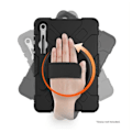 Miniatyrbillede 3 af 5: Etui til Galaxy Tab S9/S9 FE - EIGER - Fuld beskyttelse - 360° roterende håndtag Svart