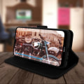 Miniatyrbillede 4 af 4: Étui - AVIZAR - Xiaomi Redmi 8 og 8A - Fuld Hylster - Kortlomme - Støttefunktion sort Svart