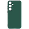 Pikkukuva 1 / 5: Suojakuori Samsung Galaxy S24 Plus Matte Finish Pehmeä Kosketus Tummanvihreä Grön