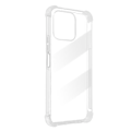Miniatyrbillede 2 af 5: AVIZAR Beskyttelsesetui til Honor X8 5G - Blød Gel Silikone - Forstærkede hjørner - Gennemsigtig Transparent