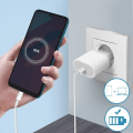 Pikkukuva 3 / 4: Latausliitin - Honor - 9A - USB Type C - Sisäänrakennettu Mikrofon - CE- ja RoHS-yhteensopiva Svart
