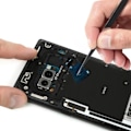 Miniatyrbillede 3 af 4: NFC-antenne - ADVARSEL - Galaxy Note 8 - Kompatibel - Sort - reservedel Svart