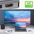 Miniatyrbild 3 av 6: HUB USB-C till HDMI 4K USB Ethernet USB-C Power Delivery 100W Belkin Silver