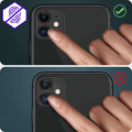 Miniatyrbillede 4 af 4: Beskyttelsesfilm - AVIZAR - iPhone 11 - Ultra-tynd hærdet glas - Transparent - Ridsefast Klar vit